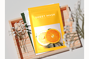 Sheet mask packaging mockup bundle, a Packaging Mockup by mockupocka (Thumbnail 8 of 8)