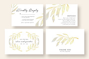 Watercolor Branch Wedding Suite, an Invitation Template by Knotted Design (Thumbnail 3 of 5)