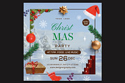 Christmas Party Flyer, a Flyer Template by designerzDukan (Thumbnail 2 of 2)