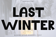 Last Winter, a Serif Font by FreshTypeINK (Thumbnail 1 of 8)