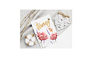 Watercolor Honey Clipart. Bee., a Food Illustration by NKTKNS (Thumbnail 8 of 8)