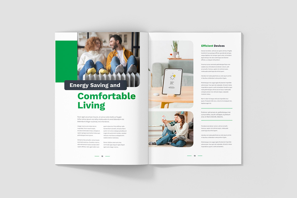 Solar Energy Magazine Canva Template, a Magazine Template by artbart (Photo 18 of 23)