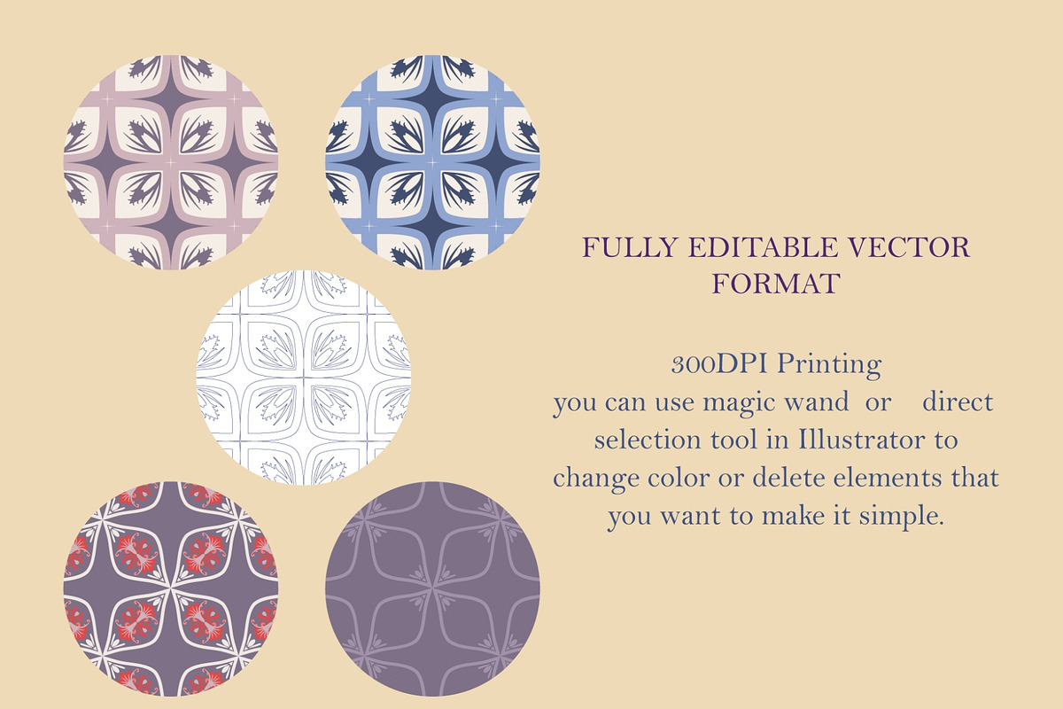Kawung Ceria Batik Pattern, a Pattern Graphic by astrographic (Photo 2 of 8)