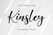 Kinsley // Elegant Font, a Script Font by Nissa Studio (Thumbnail 1 of 12)