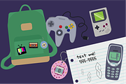 Retro Tech Illustration Pack, a Technology Illustration by saragoodies (Thumbnail 6 of 7)
