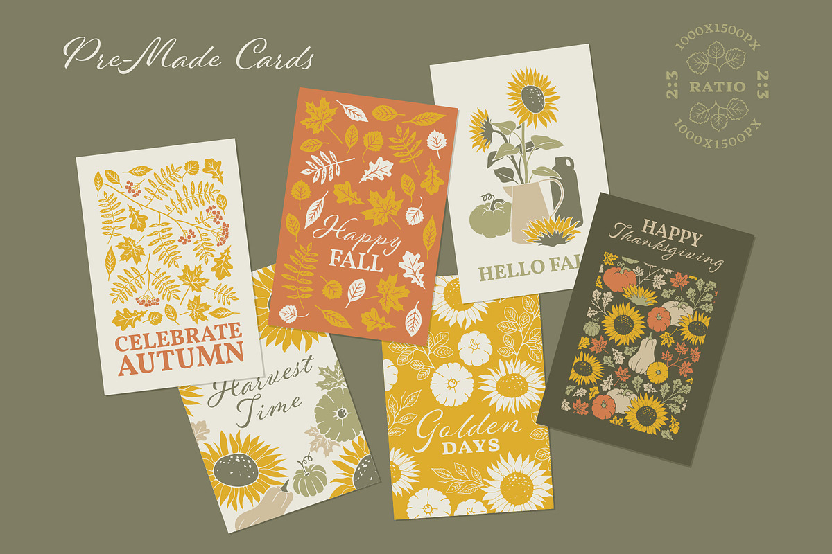 Autumn Thanksgiving Harvest Clipart, a Decorative Illustration by Wild and Wonder by Ana (Photo 9 of 13)