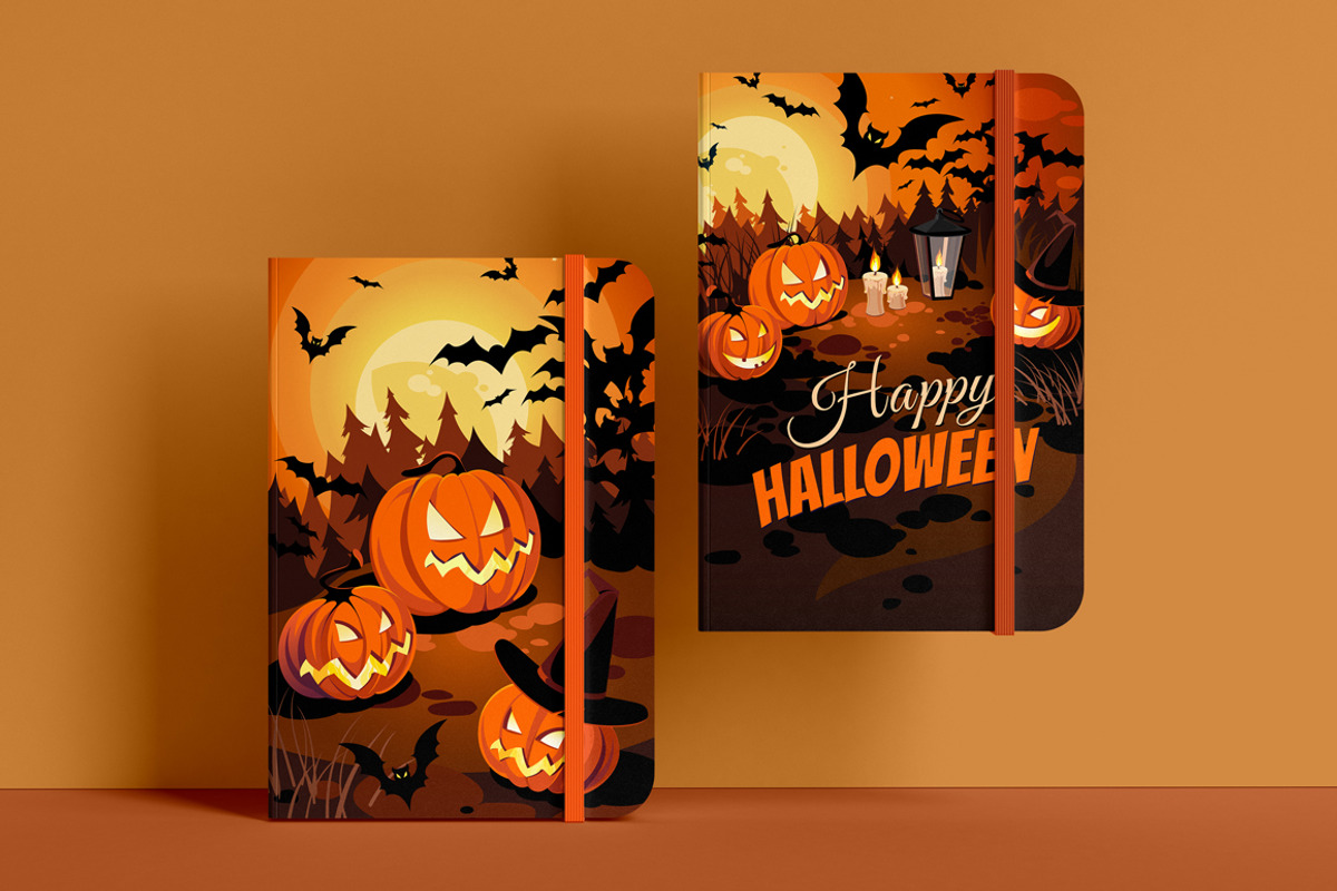 Halloween. Banners, a Background Graphic by Yulia Ogneva (Photo 4 of 4)