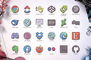 Hand-drawn Social Media Icons, a Solid Icon by Good Stuff No Nonsense (Thumbnail 3 of 13)