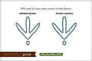 Minimal print icons, an Outline Icon by Picture Window (Thumbnail 3 of 5)