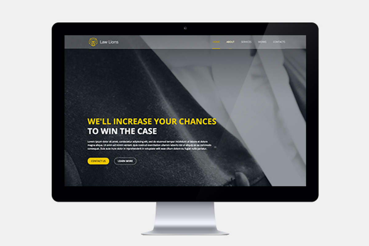 Lawyers Company One Page Template, a HTML Template by GT3 Themes