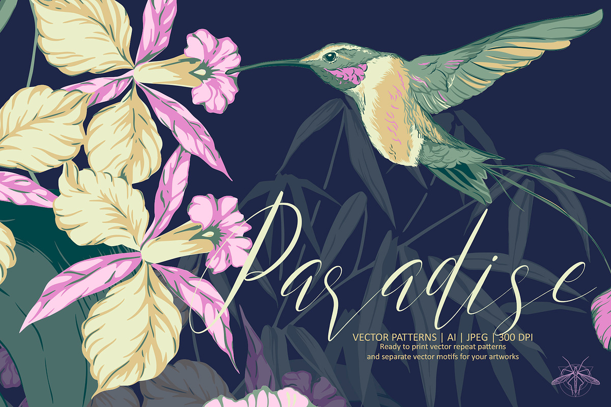 Paradise | Vector patterns, a Pattern Graphic by Tanya Vollar (Photo 1 of 10)
