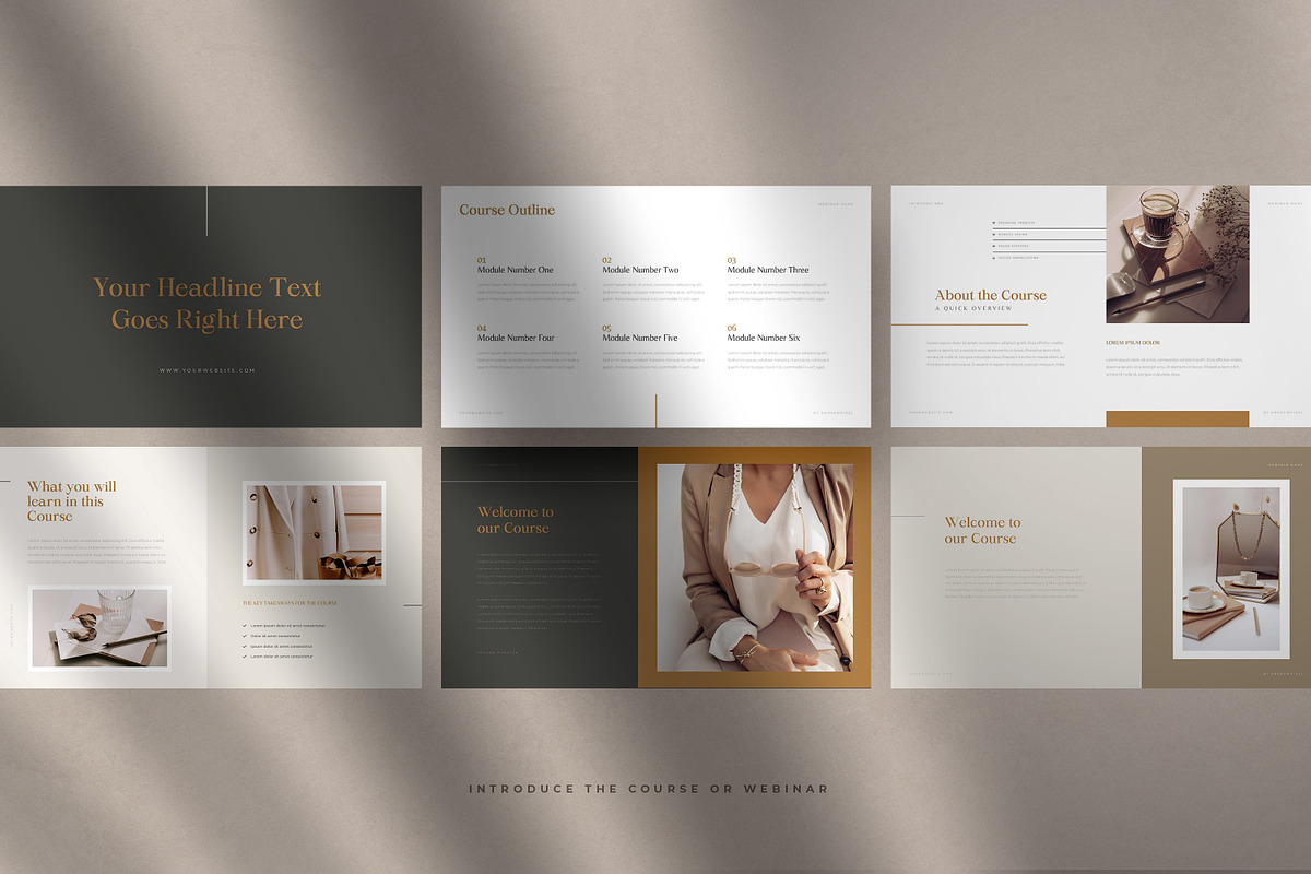 CANVA Slide Deck For eCourse/Webinar, a Marketing Template by AndrewPixel (Photo 7 of 13)