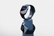 Smart Watch Mockup, a Wearable Device Mockup by Mockupnine (Thumbnail 2 of 5)