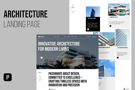 Articek-Architecture Landing Page