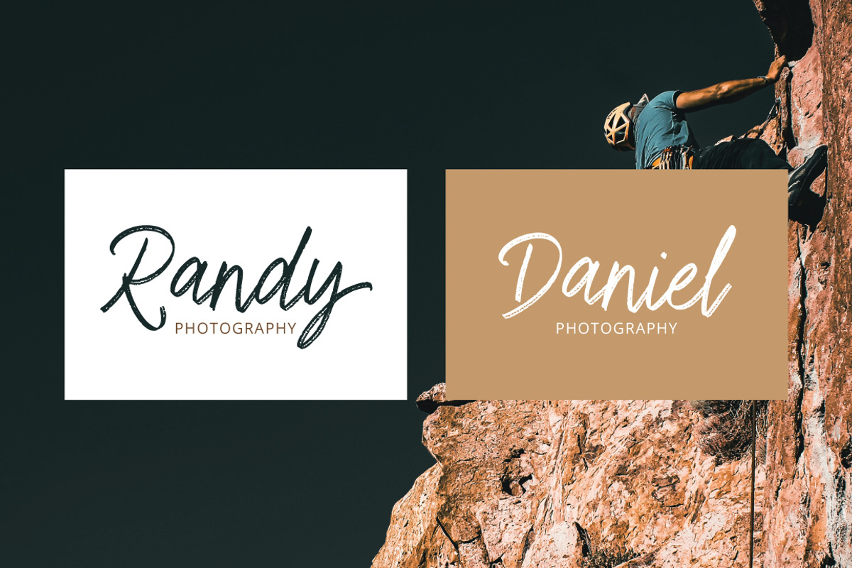 Restocke - Logotype Font, a Handwritten Font by executypeStudio (Photo 8 of 14)