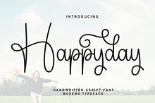 Happyday | Script Font