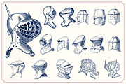 Vintage sword and armor illustration, a Technology Illustration by Mr Vintage (Thumbnail 8 of 13)