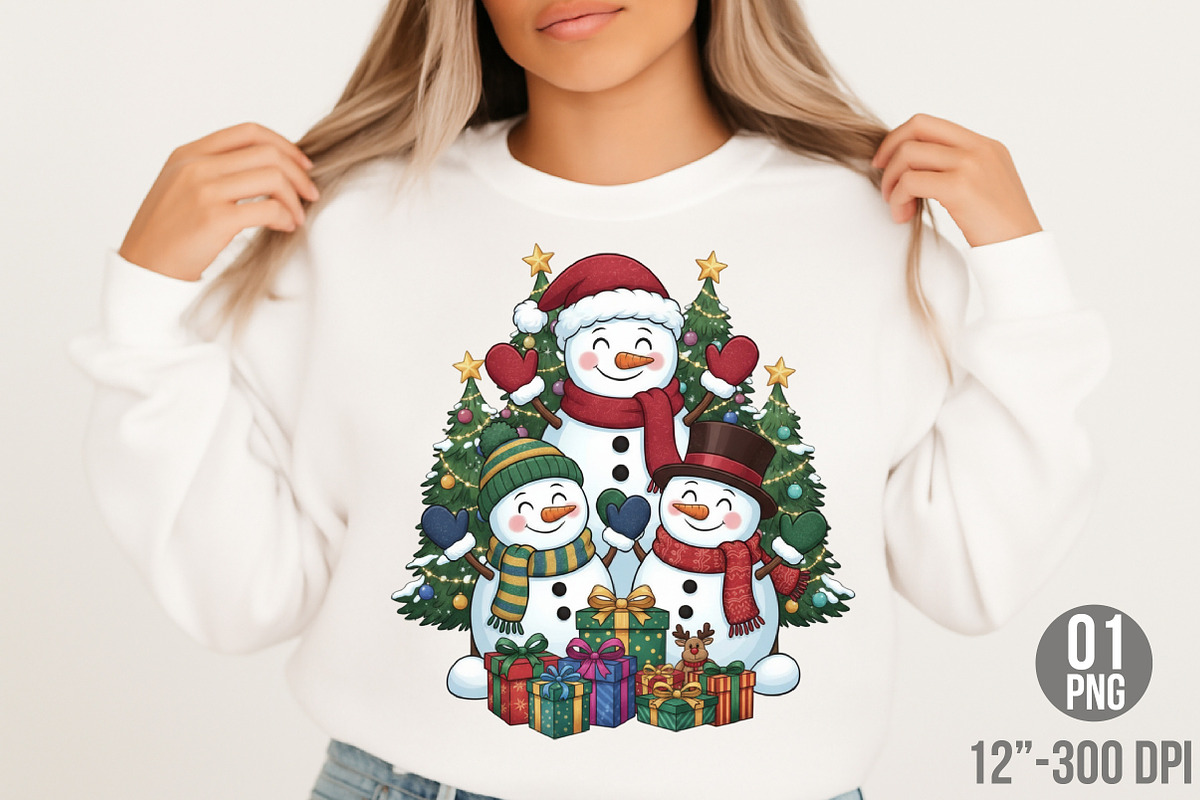 Preppy Knitting Snowman Png, Latch, an Illustration by Designking (Photo 2 of 6)