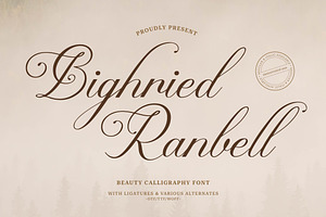 Bighried Ranbell Calligraphy Scrip