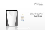 NEW Apple iPad Pro mock up! (PSD+AI), an iPhone Mockup by voin_Sveta (Thumbnail 6 of 12)