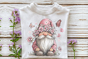 Whimsical Spring Gnome Clipart, an Illustration by OK Design (Thumbnail 6 of 6)