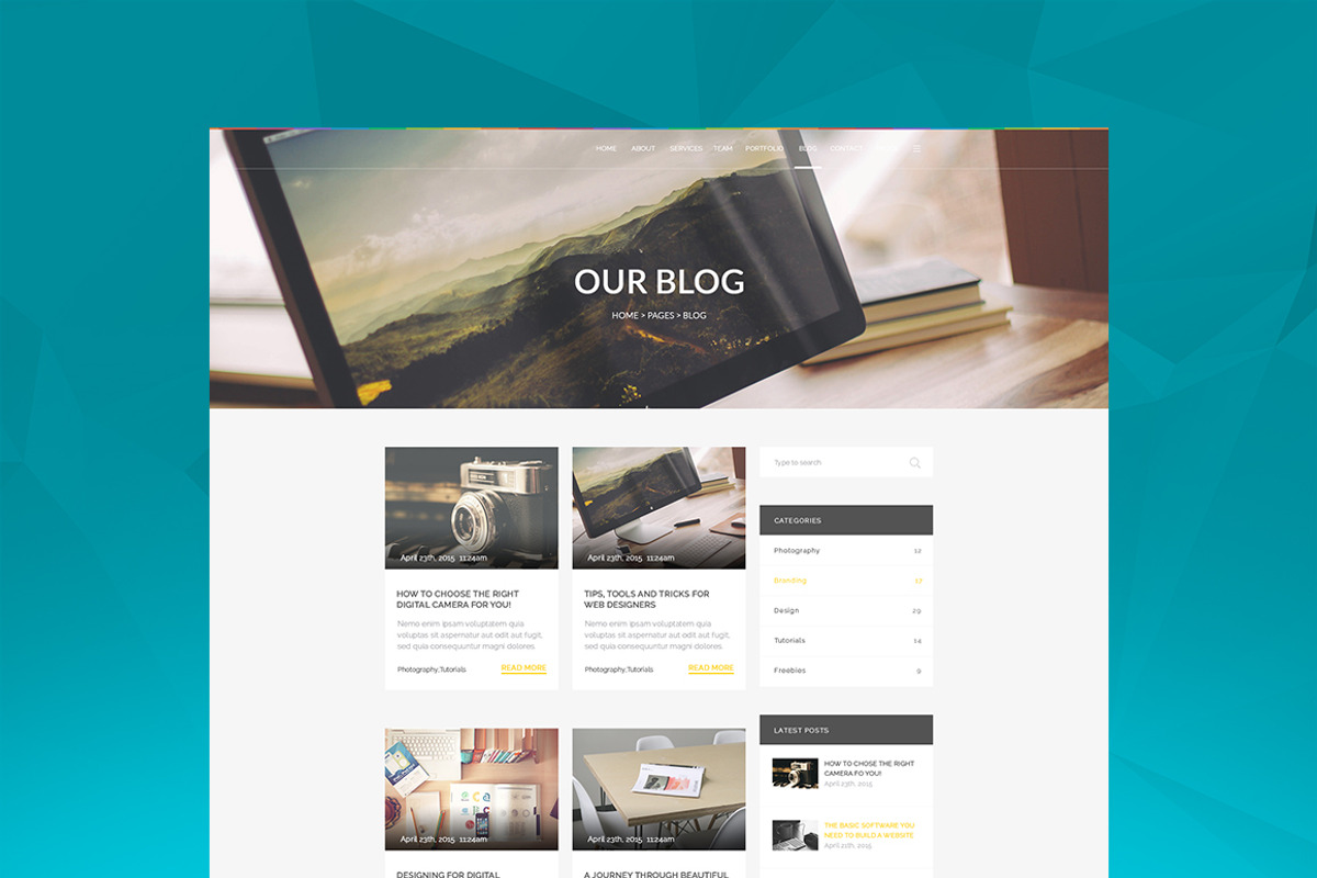 Sreative | Creative Multi-Purpose, a Websites & App Template by Sreative (Photo 3 of 5)