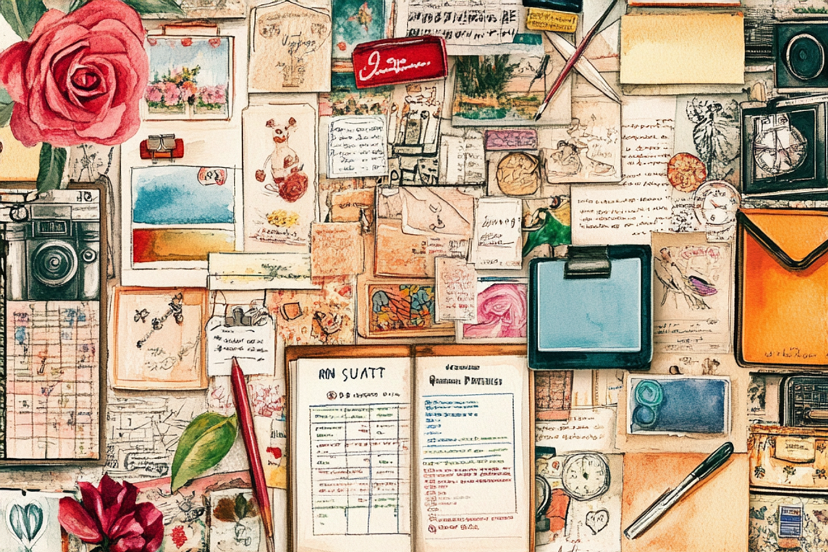 Master Planner Framework Scrapbook, a Background Graphic by Printable Treasure (Photo 2 of 8)