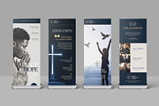 Church Event Roll-Up Banner Template, a Print Template by DesignerCandies (Thumbnail 1 of 7)