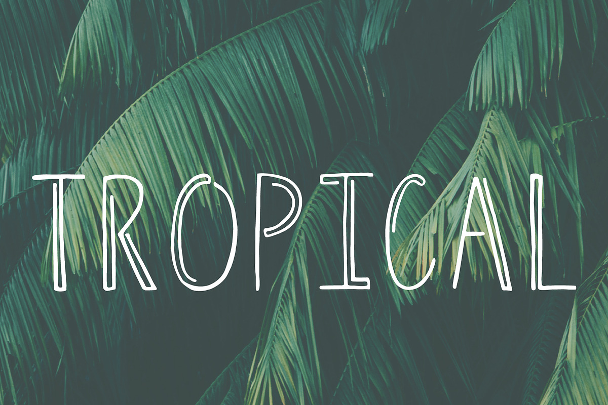 Beaches | A Playful Font preview 8