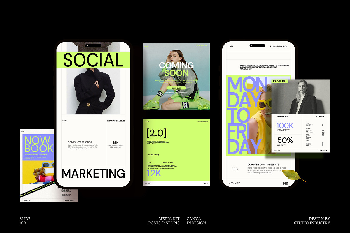 Digital Social Media Kit, a Social Media Template by Studio Industry (Photo 1 of 9)