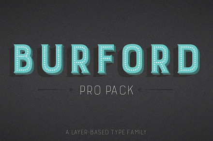 Burford Pro Pack, a Serif Font by Kimmy Design