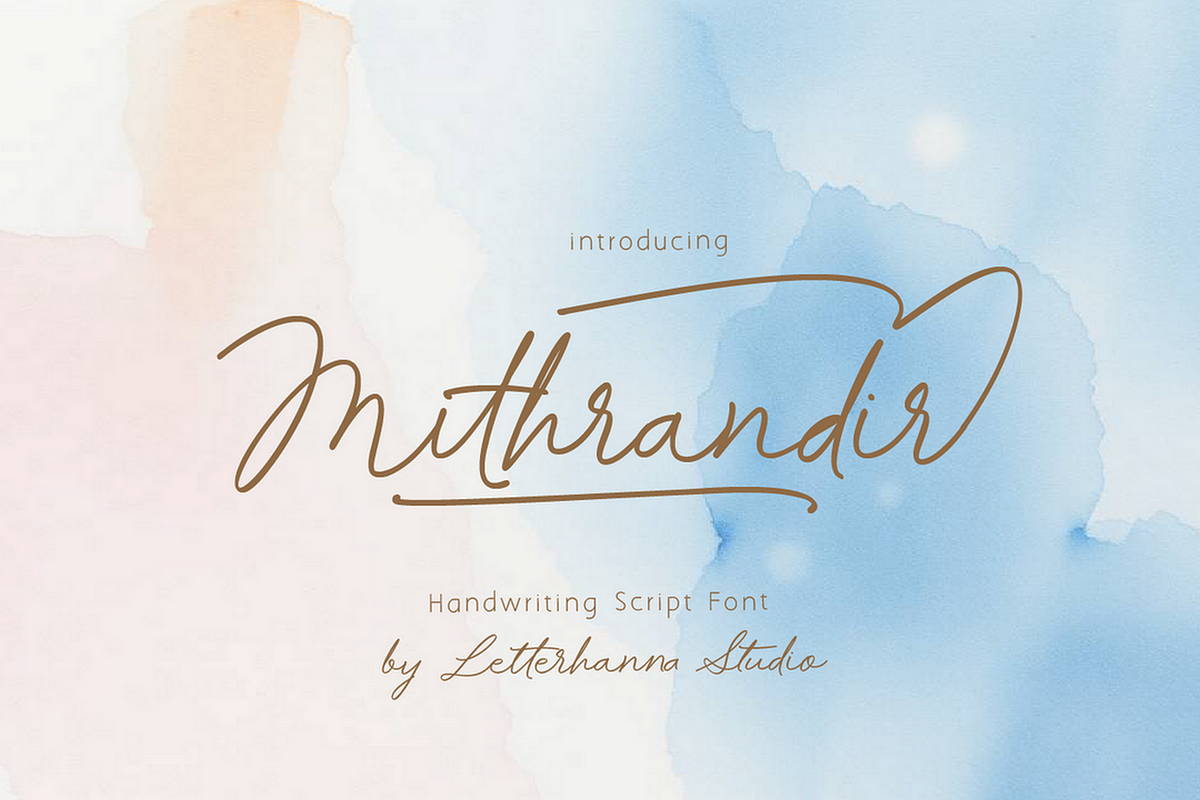 Mithrandir Font, a Handwritten Font by Letterhanna Studio (Photo 1 of 21)