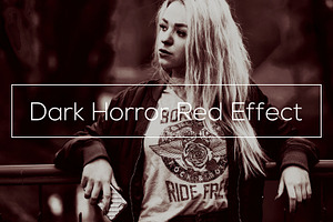 Dark Horror Red Effect