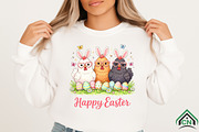 Happy Easter Day Chicken PNG, an Illustration by Craft Nest (Thumbnail 3 of 6)