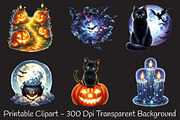 Halloween Spooky Night Collection Cl, an Illustration by RobertsArt (Thumbnail 3 of 7)