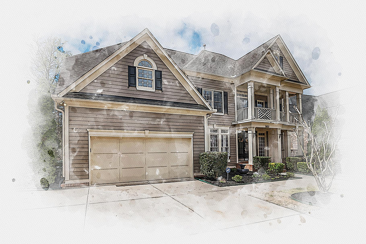 Watercolor House Painting Art Effect, an Action Add-On by MRI STUDIO (Photo 11 of 17)