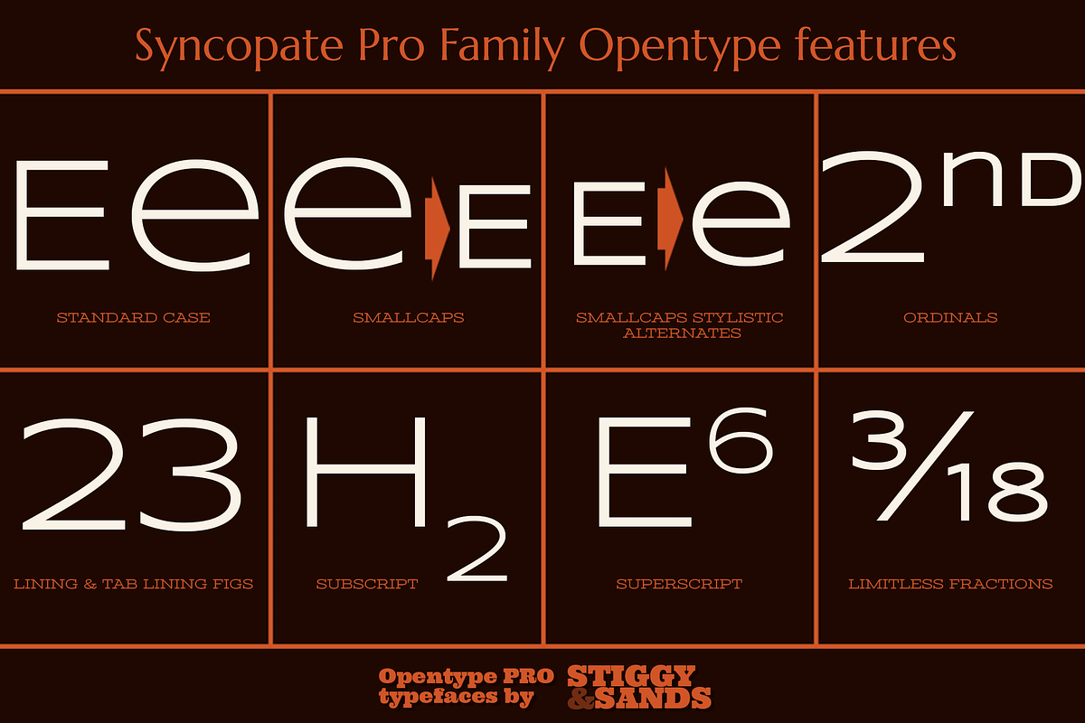 Syncopate Pro Family preview 8