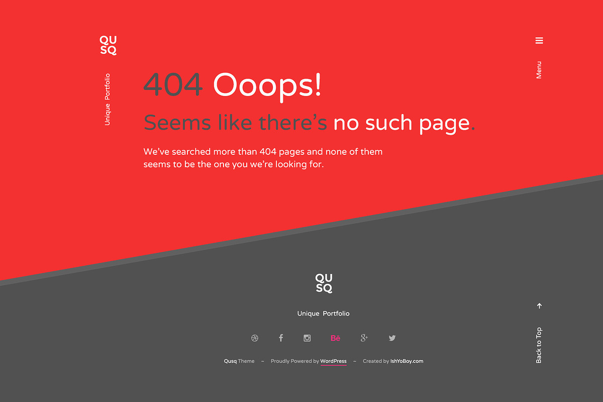Qusq Pro - Unique Colorful Portfolio, a WordPress Template by IshYoBoy (Photo 14 of 14)