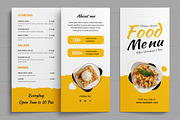 Food Menu Trifold Brochure Design, a Brochure Template by MightyDesign (Thumbnail 4 of 7)