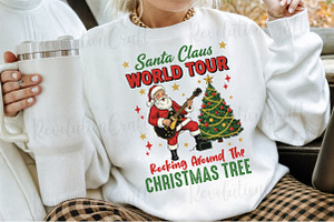 Retro Christmas Santa Sublimation, an Illustration by OK Design