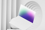 MacBook 14 Pro Clay Mockups, a Mac Mockup by Craftwork (Thumbnail 2 of 7)