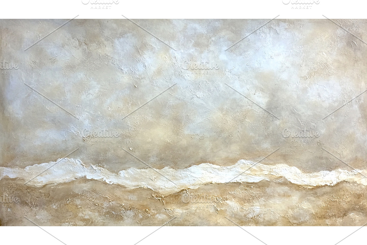Abstract textured landscape with, an Illustration by Lermont51