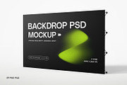 Foldable Backdrop Banner Mockup, an Advertising Mockup by RamStudio2 (Thumbnail 1 of 12)