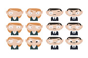 12 Avatar Facial Expressions, a Work Illustration by Beatriz Gascón (Thumbnail 1 of 2)