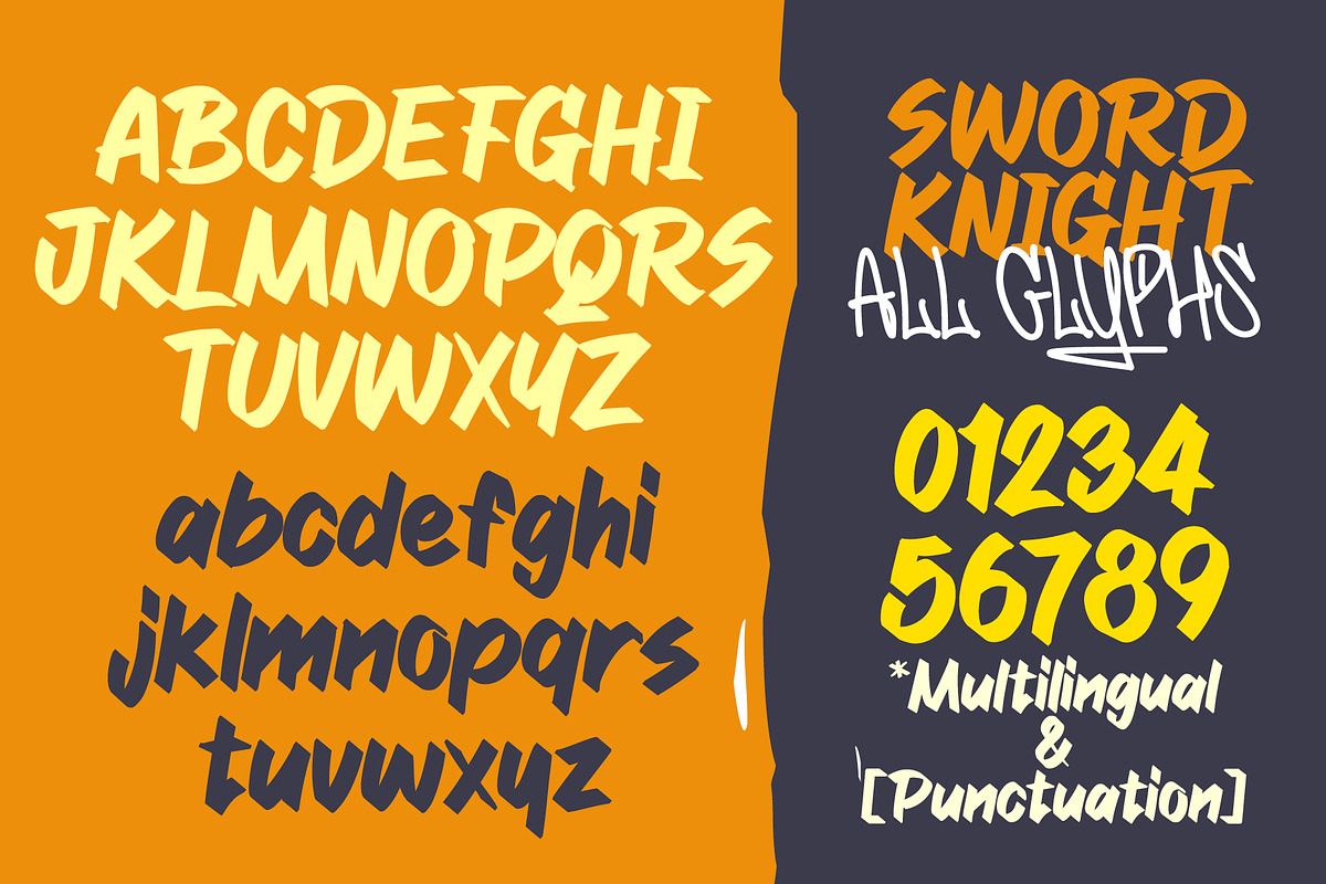Sword Knight, a Handwritten Font by BBtypeStudios (Photo 8 of 8)