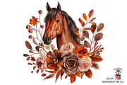 Horse Clipart PNG Bundle, a Graphic by Clipart Bloom (Thumbnail 3 of 12)