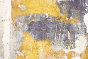 Abstract wall background featuring texture, crack, and yellow