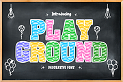 Play Ground - Kids Font Types, a Font by KiddoGlyphs Studio (Thumbnail 1 of 4)