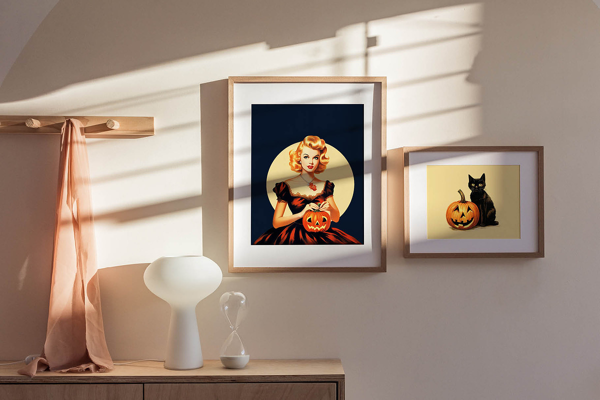 Vintage Halloween Graphics, an Object Graphic by GraphicsByKassy (Photo 8 of 9)
