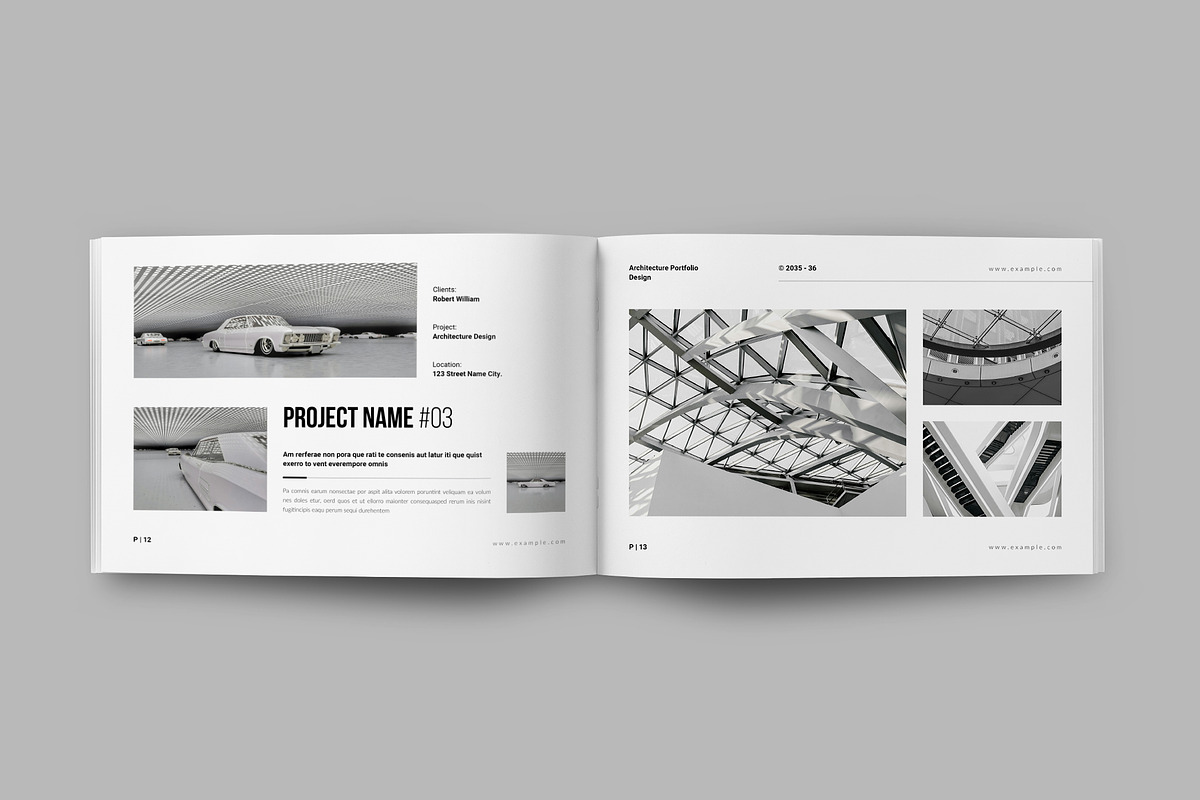 Architecture Portfolio Template Indd, a Brochure Template by StyleArt (Photo 6 of 12)